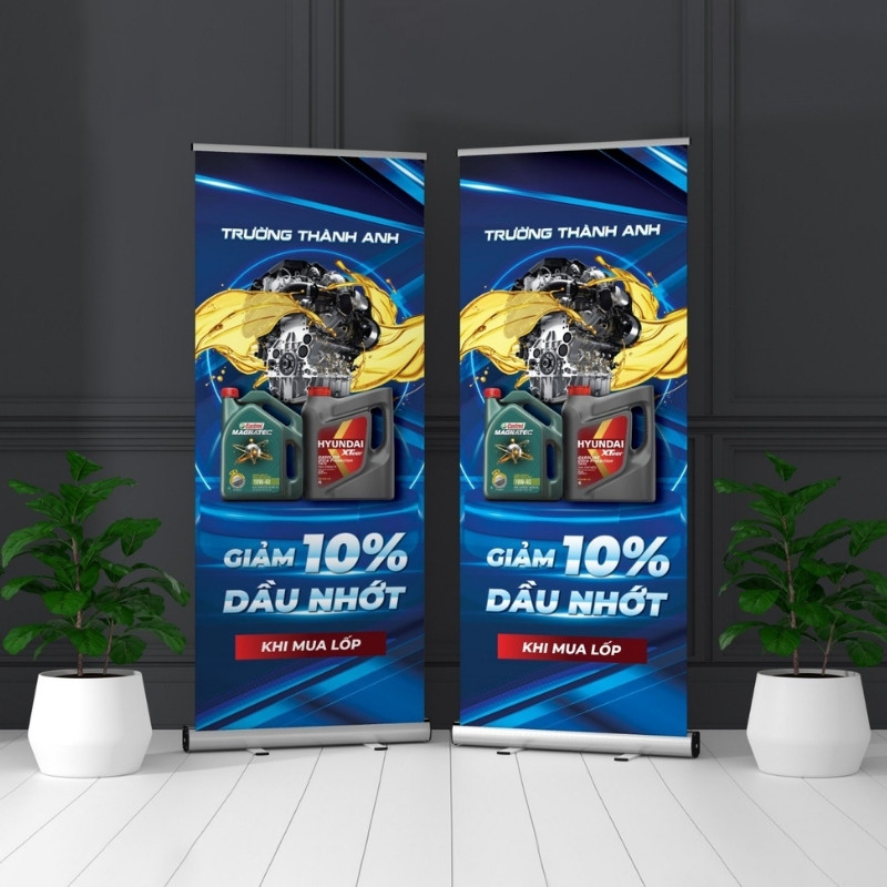 Standee được sử dụng trong nh&agrave;