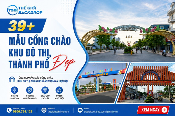 39+ Mẫu Cổng Chào Khu Đô Thị, Thành Phố Đẹp, Độc Đáo