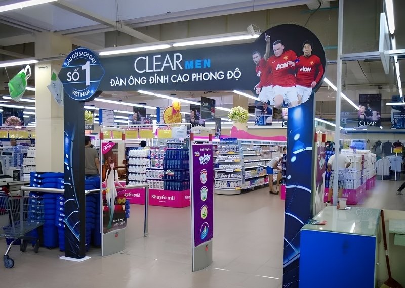 Cổng chào siêu thị Clearman