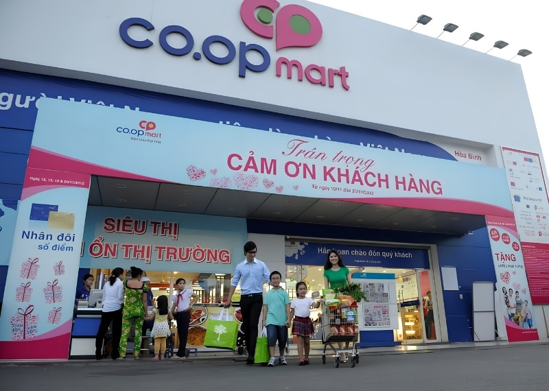 Cổng chào siêu thị Coopmart