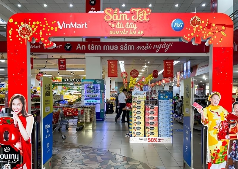 Cổng chào siêu thị Formex Vinmart