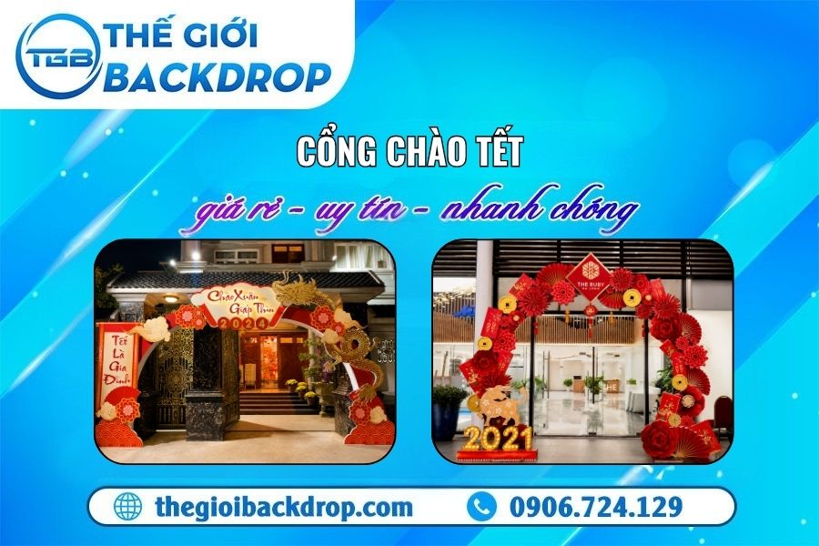 59+ Mẫu Cổng Chào Tết, Năm Mới 2027 Đẹp, Ấn Tượng