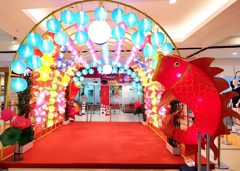 Trang trí cổng chào Trung Thu