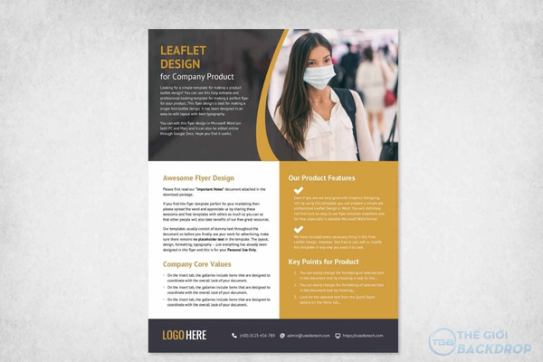 Mockup Leaflet Design