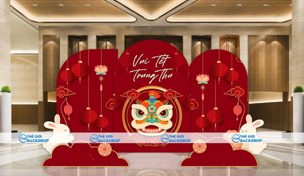 Thiết kế backdrop vui Trung Thu