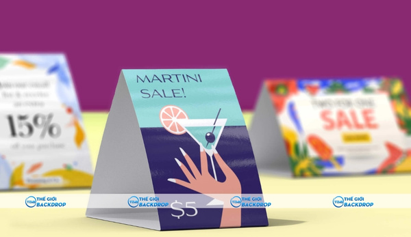 Tent Card bằng giấy