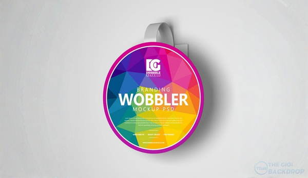 Branding wobbler mockup